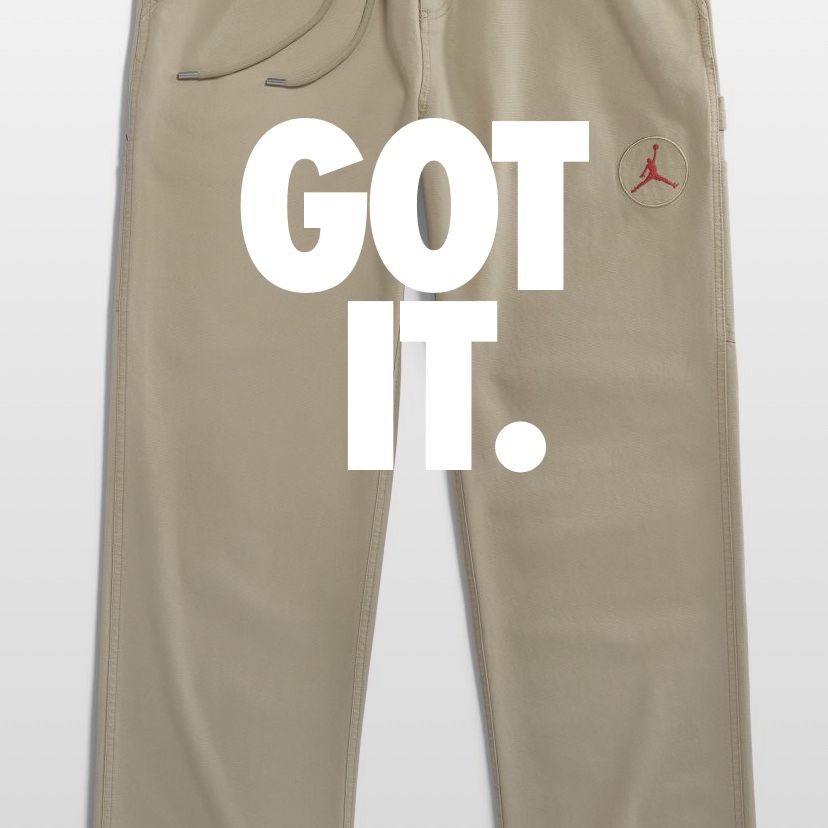 Travis Scott Cactus Jack x Jordan Canvas Pant Desert/Khaki