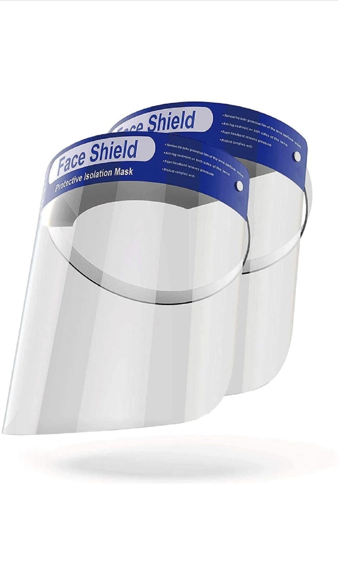 OMK 2 pcs reusable face shields