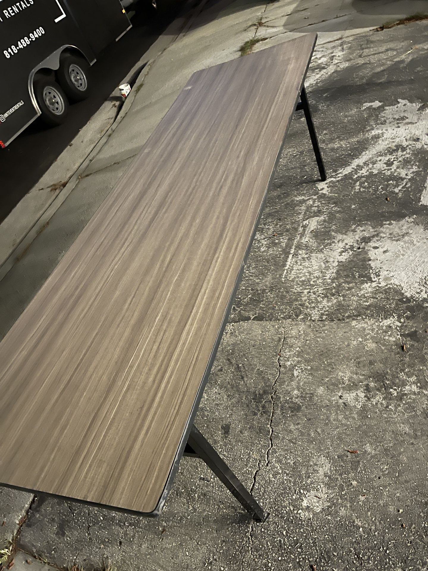 8ft by 30” Wooden Tables,All Products : American Fashion Style Bags On Sale