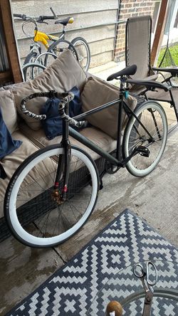 fixie with carbon fork
