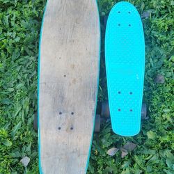 Long board and pennie board skate boards