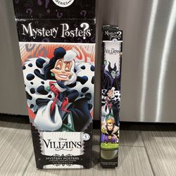 Disney Villains Mystery Poster