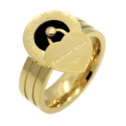 R241- Roman Numerals Gold Ring!