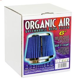 Organic air greenhouse hepa filter 6” and 12”