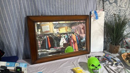 Antique Mirror, Oak