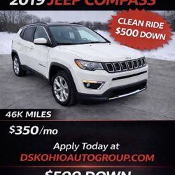 2019 Jeep Compass 350 Monthly Payment Apply Today!!