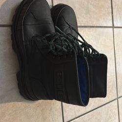 Diesel Black Leather Boots – Size 8.5 (Men’s)