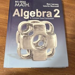 Big Ideas Math Algebra 2 Student Textbook 