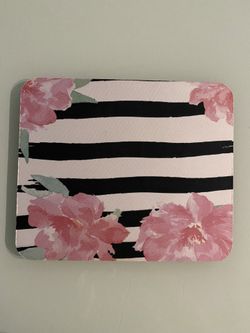 Mousepad, mouse pad, floral pad, striped, stripes, mousepad decor, computer, accessories, office, laptop, mouse pads, padding, mice, keyboard, flower