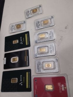 1 Gram Gold Bars