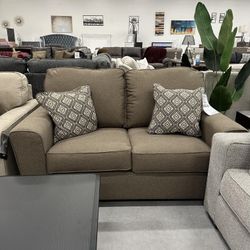 brown | Loveseat | Cashmere