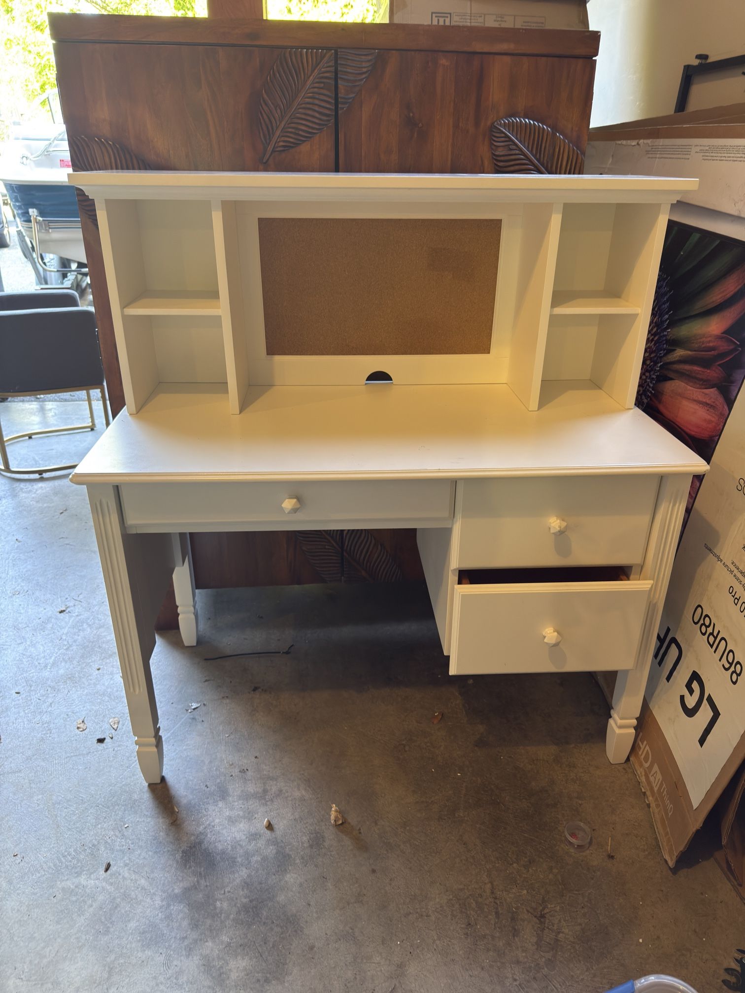 Pottery Barn children’s Desk / Hutch / Matching Chair 