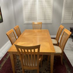 Dining Table With 6 Chairs