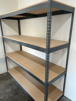 Industrial Shelving 72 in W x 24 in D Boltless 4 Tier Warehouse Racks Stronger Than Homedepot Lowes And Costco Delivery Available       