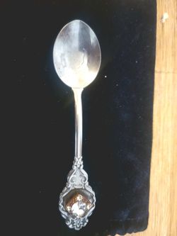 SILVER PLATED  COLLECTORS SPOON