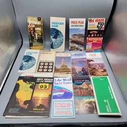 Vintage Brochure And Map Lot
