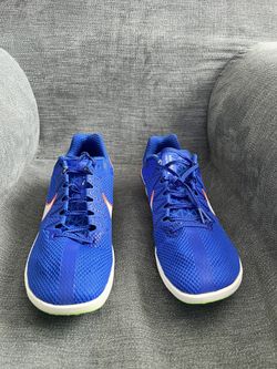 Nike Men's Zoom Rival Track & Field Distance Spikes Sz 10 Blue DC8725-401