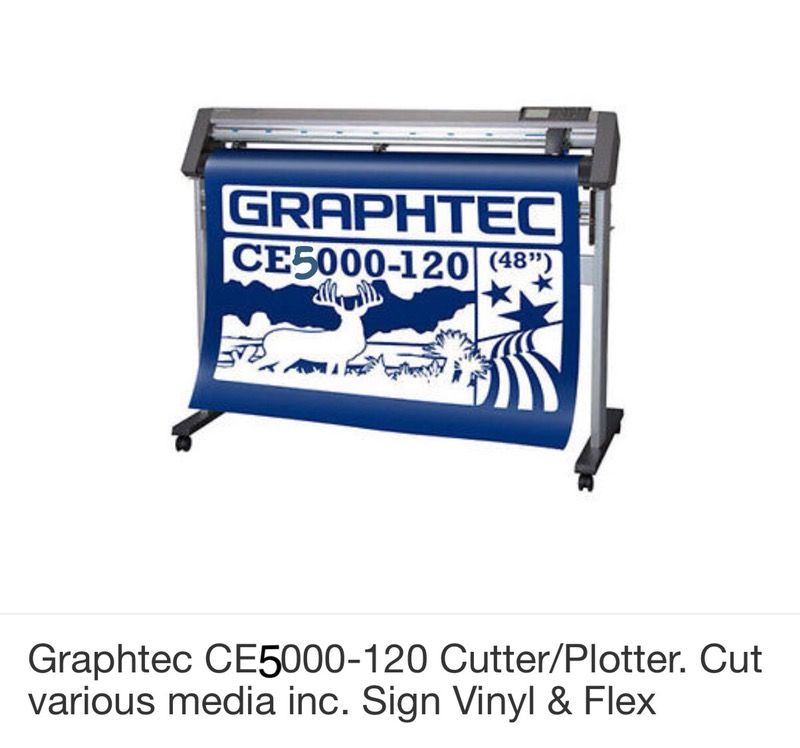 48” vinyl cutter/plotter by Graphtec CE5000-120