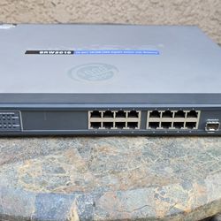 Linksys SRW2016 16-Port 10/100/1000 Gigabit Switch with WebView. 