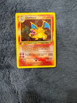 First edition holographic Charizard