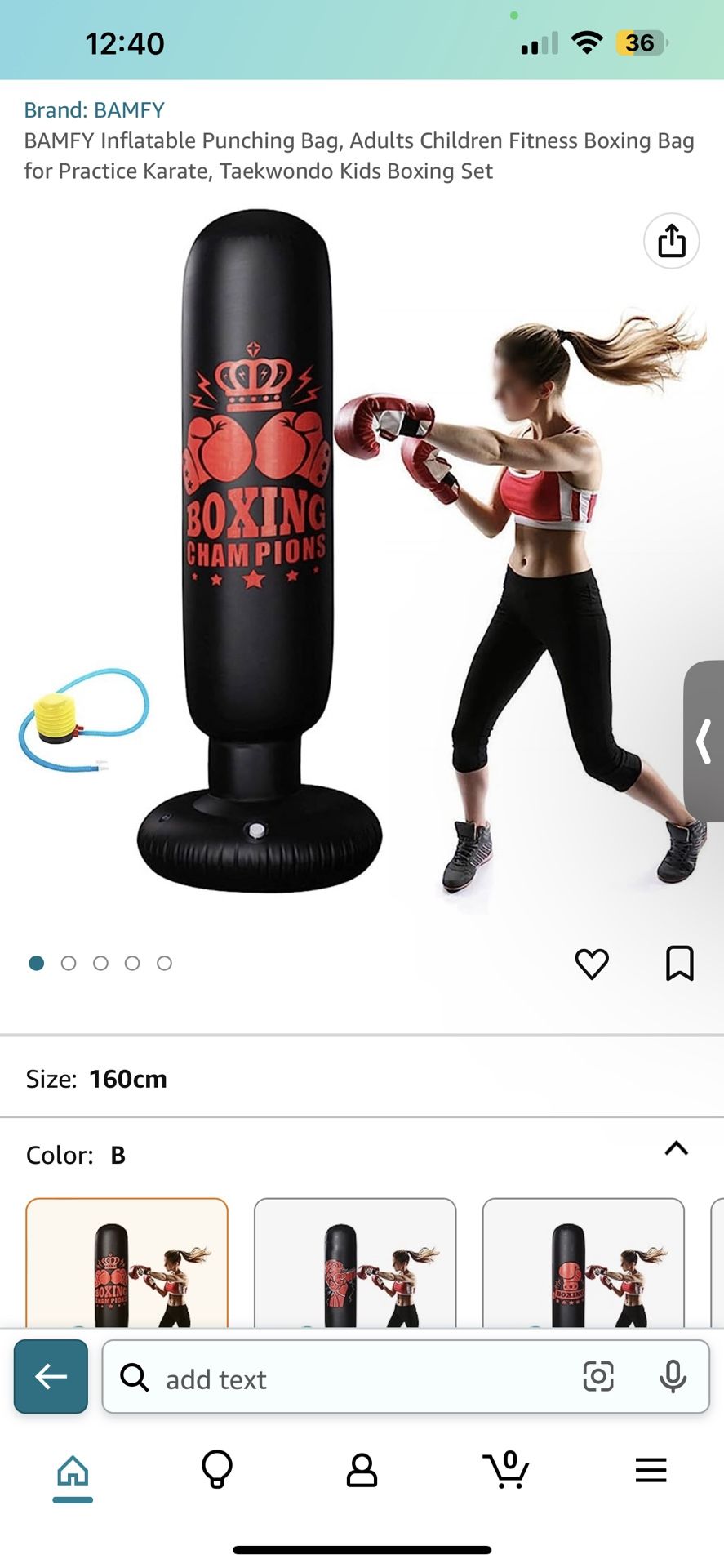 Inflatable Punching Bags 