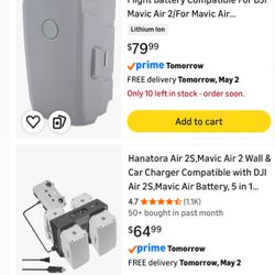 DJI Mavic Air 2 / 2S Battery (JAIR2 3500mAh) + 5-in-1 Charger Bundle (no issues)