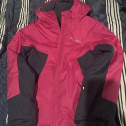 Columbia Rain/snow Jacket For Girls Size Small7/8