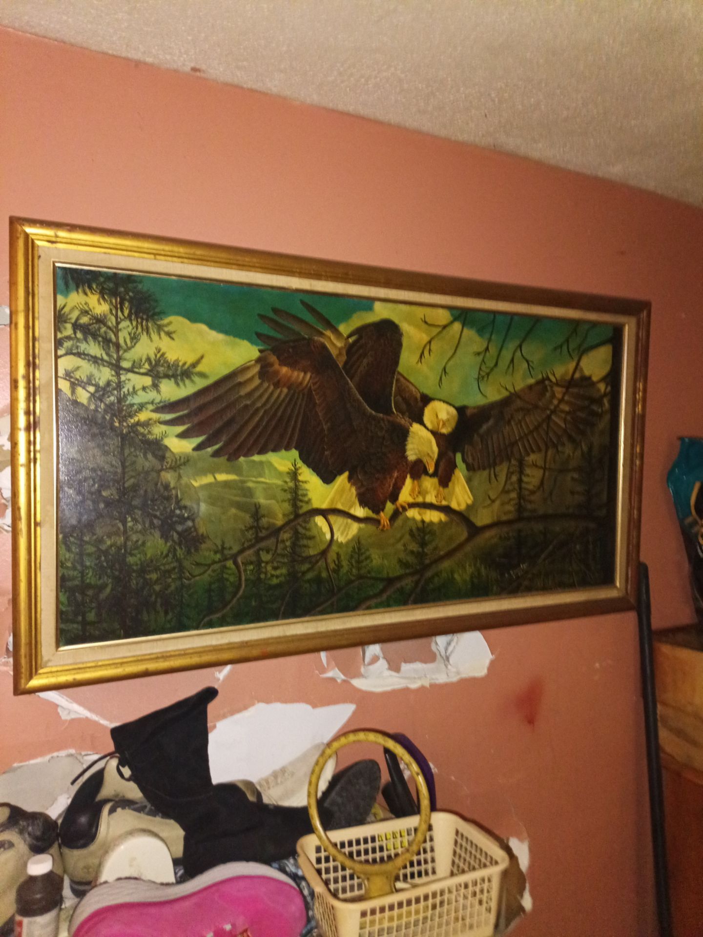 Eagles original oil painting