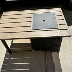 Outdoor Table Fire Pit propane 