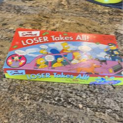 The Simpsons Loser Takes All! Board Game 2001 Complete