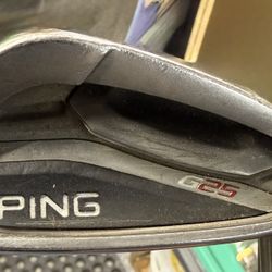 Ping G25 iron set. Black Dot Stiff Shaft New Grips 5-UW