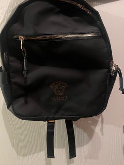 Small black Versace Perfume backpack
