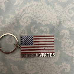 USA Keychain Charm