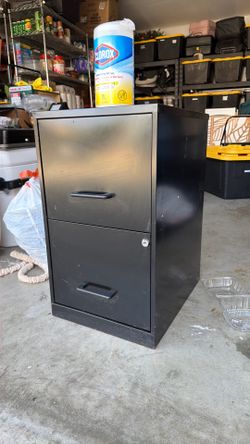 Black filing cabinet good condition