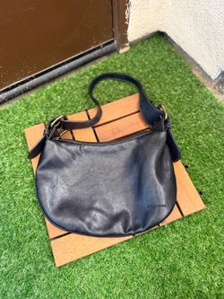Vintage Steve Madden Black Leather Shoulder Bag