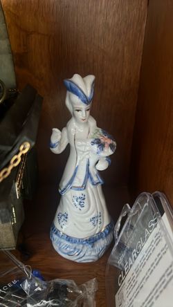 Porcelain Victorian Lady Figurine