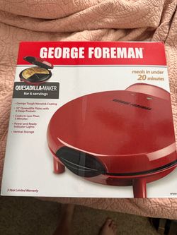 George Foreman quesadilla maker