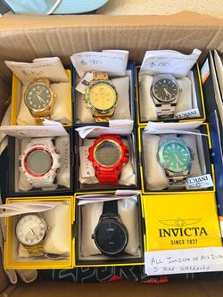 Eight watch bundle brand new with three-year warranty box and tags ONLY $475 obo
