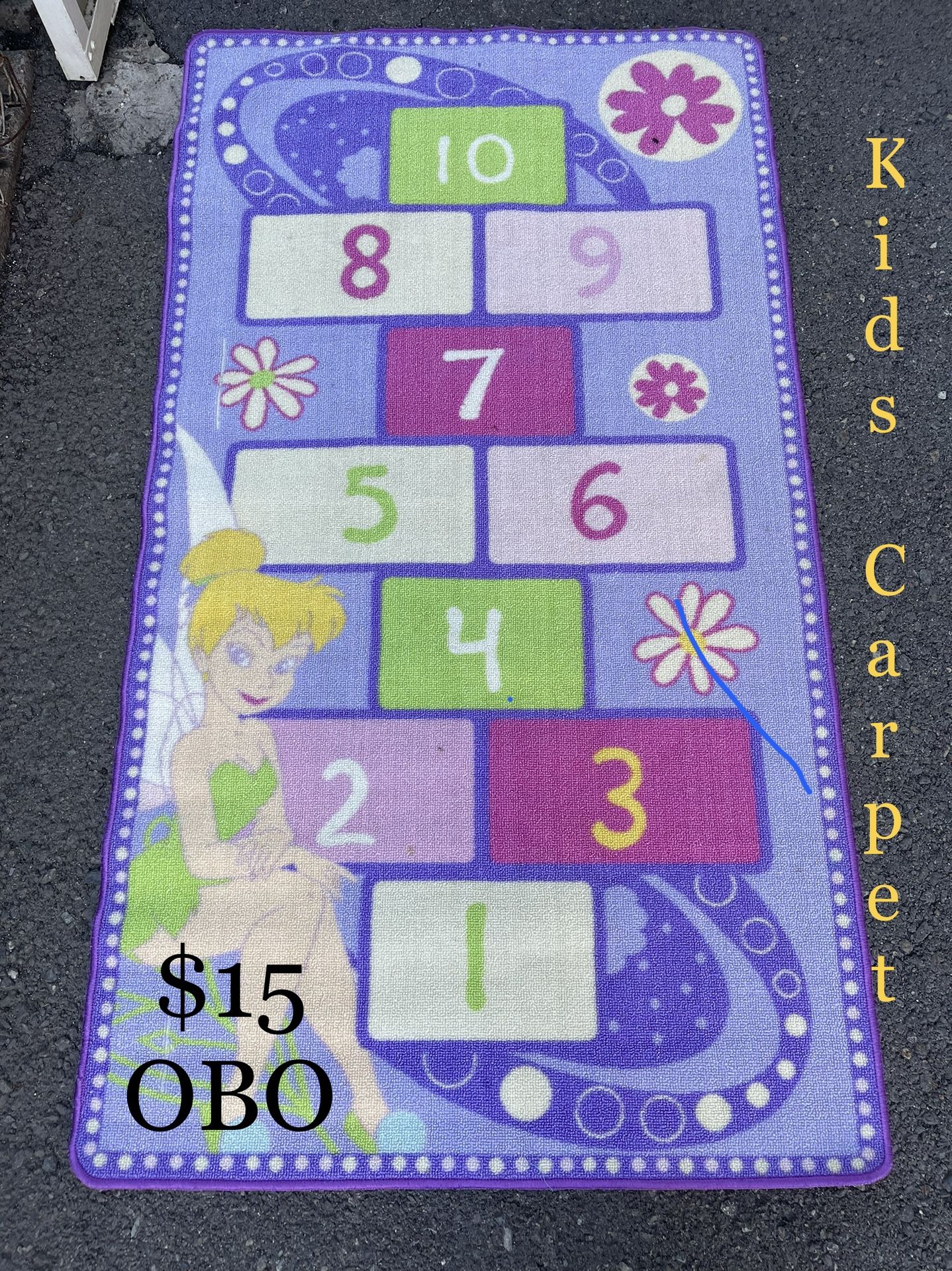 Kids Carpet Tinker Bell