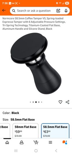 Brand New Normcore 58.5mm Coffee Tamper V5. 35.99 OBO