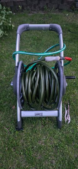 Ames Aluminum hose reel 80 foot long hose