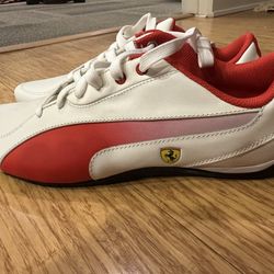 Puma Ferrari White And Red Men’s 10.5 Shoes 