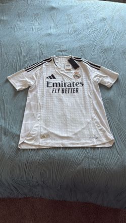 Real Madrid adidas 2024/25 Home Authentic Jersey - White Size Medium Retail $150