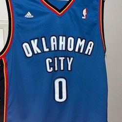 Rare Adidas Westbrook OKC Thunder Basketball Jersey
