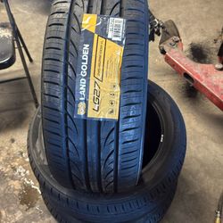 245/45/18 Land Golden Tires Installed And Balanced/ Instaladas Y Balanceadas

