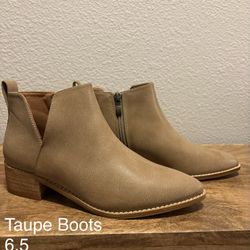Taupe Boots 