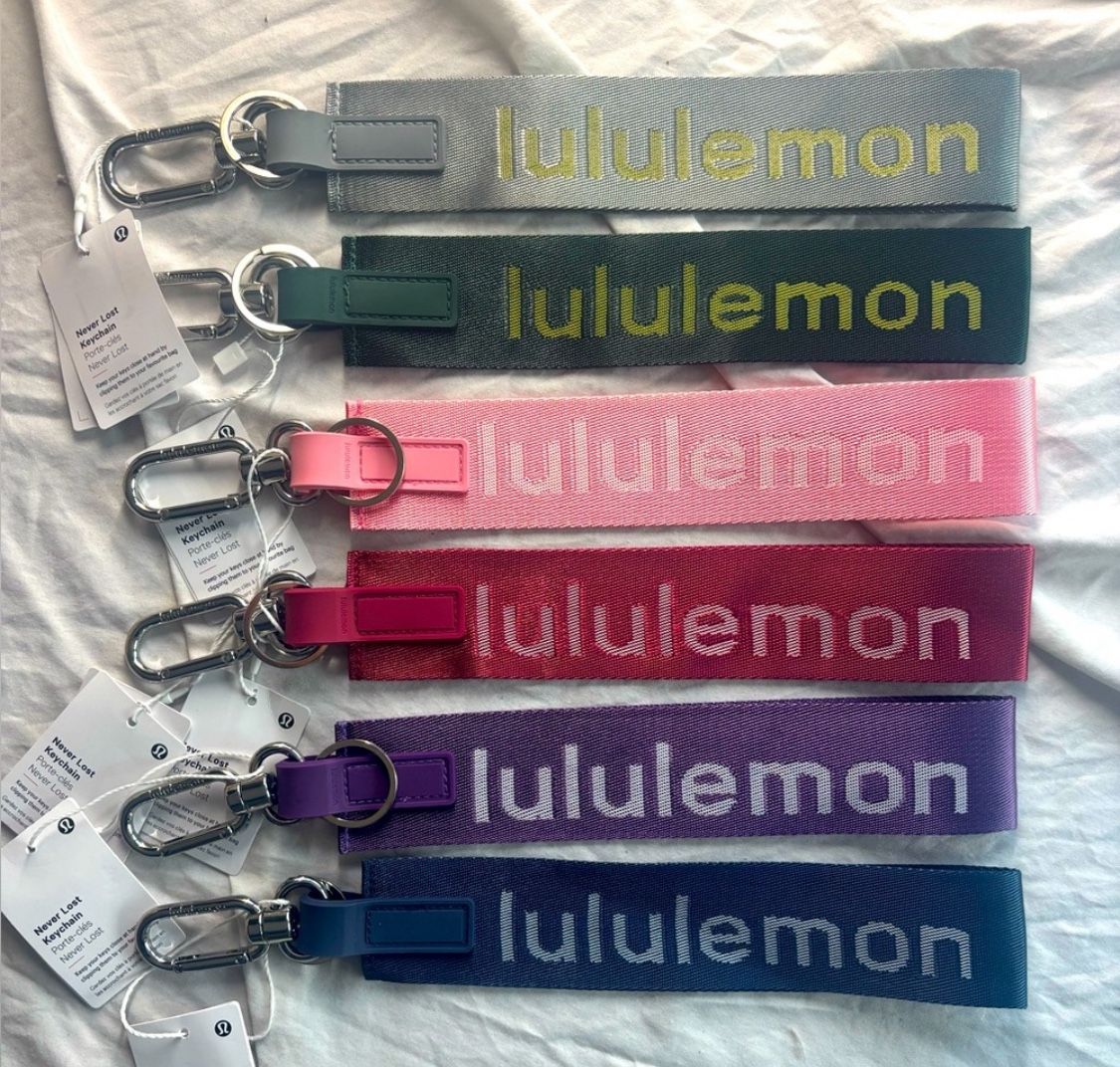 Lululemon Never Lost Keychain Bundle Or Mix And Match Brand New
