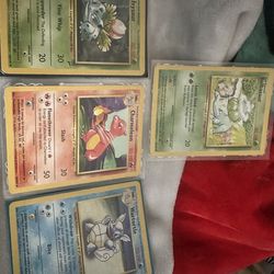 Base set pokemon cards 2nd evolution trio