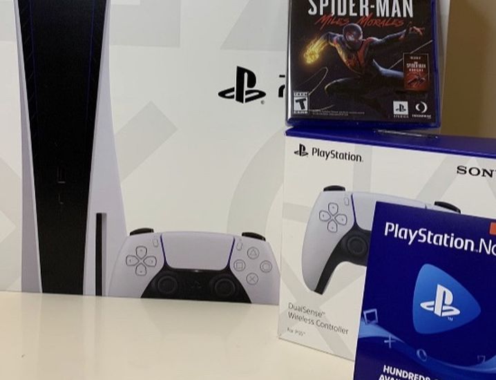 Ps5 Digital Edition With Extra Controller : SpiderMan:Miles Morales and 1yr Membership Pass