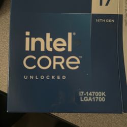 Intel I-7 14700k